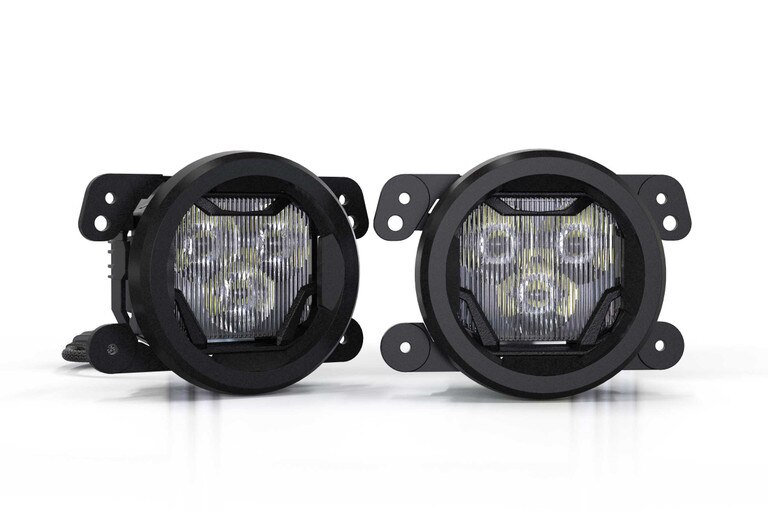 Morimoto 4Banger LED Fog Lights: Jeep 3in (Round)